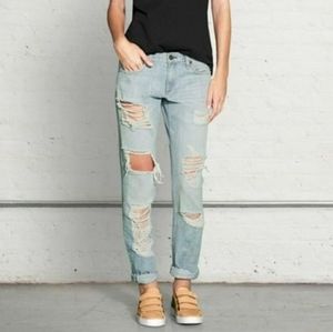 Rag & Bone Distressed Boyfriend Jeans